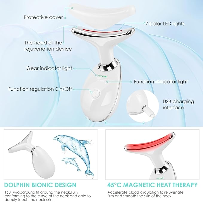Face Massager Against Wrinkles, V Shape Face Device