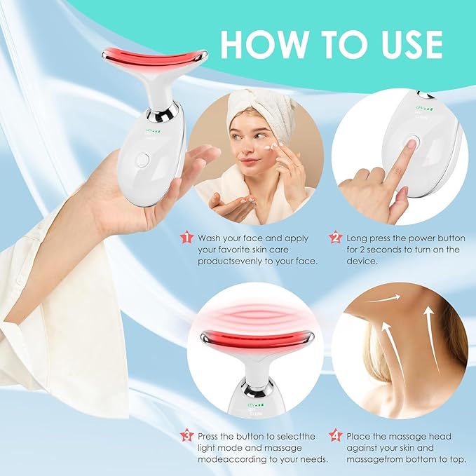 Face Massager Against Wrinkles, V Shape Face Device