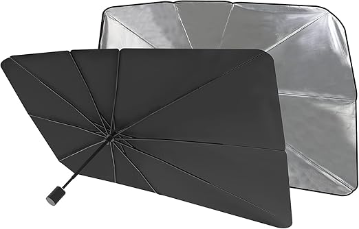 Windshield Sun Shade, Compact Folding Design