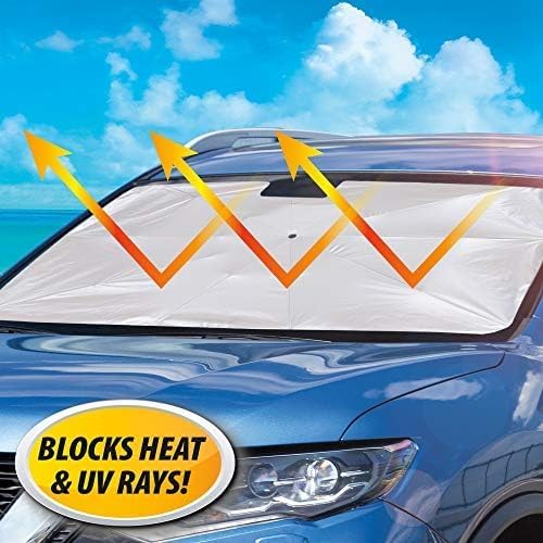 Windshield Sun Shade, Compact Folding Design