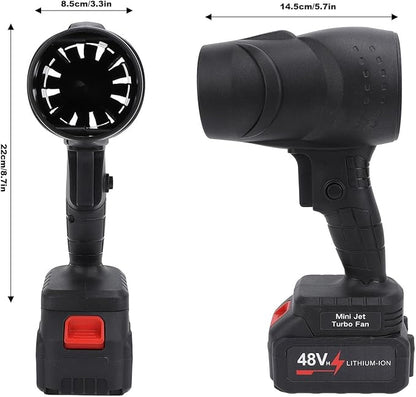 TurboJet Mini Blower – 48V Lithium-Powered Handheld Air Force