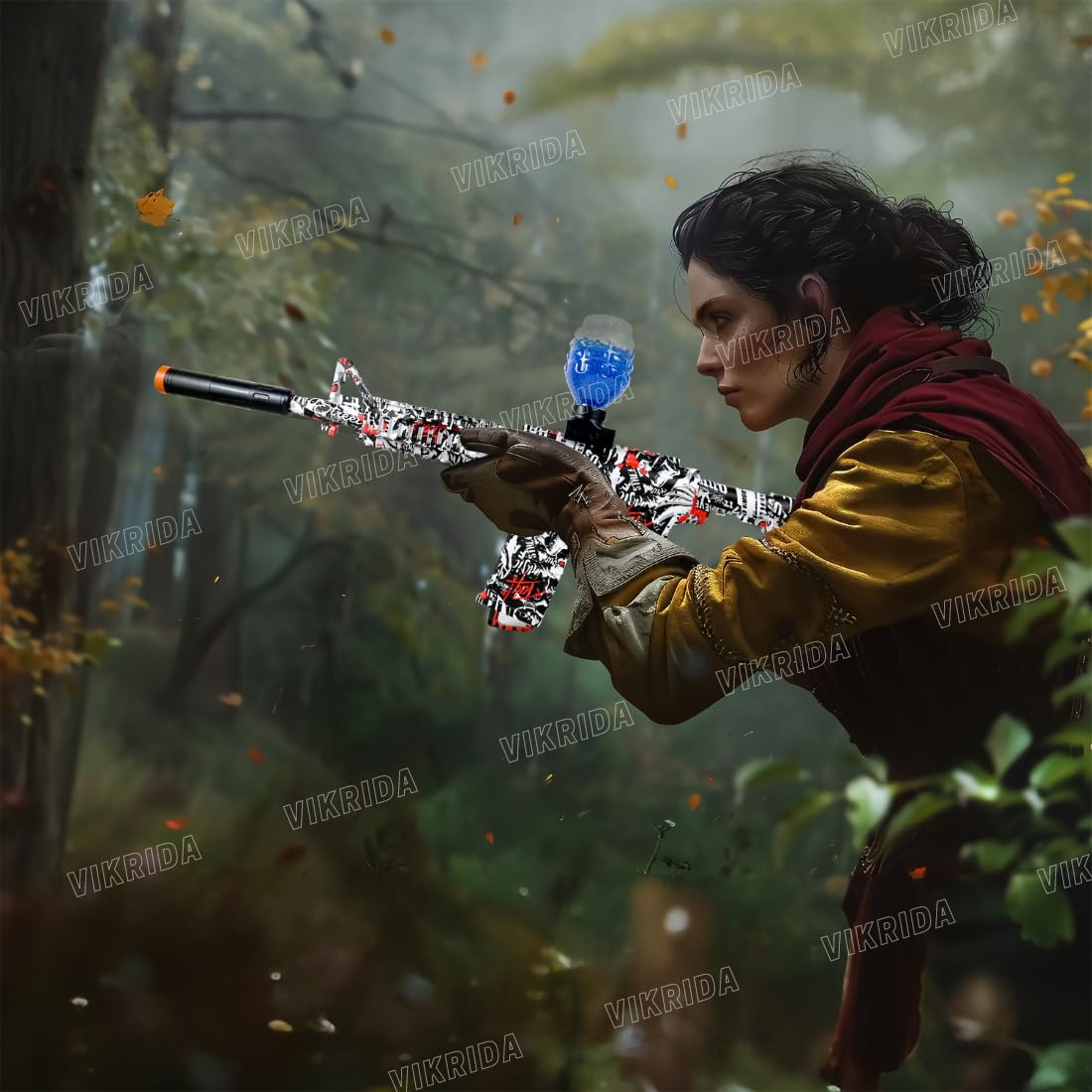 Balls Blaster Gun, Battery Gun with Automatic Fast Fire Rate