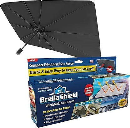Windshield Sun Shade, Compact Folding Design