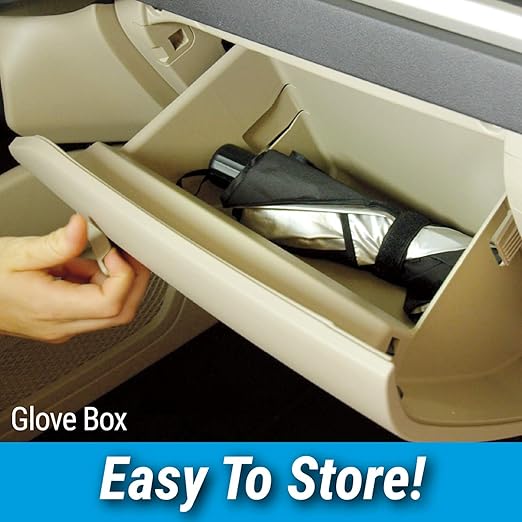 Windshield Sun Shade, Compact Folding Design